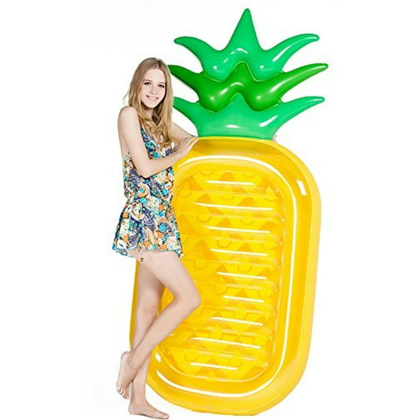 Giant 76" Pineapple Pool Party Float Raft Summer Outdoor Swimming P...